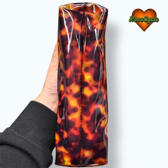 Women's Makeup Bag Bundle : Bronze Chevron & Tortoiseshell Gloss Clutch - Picture 6 of 8